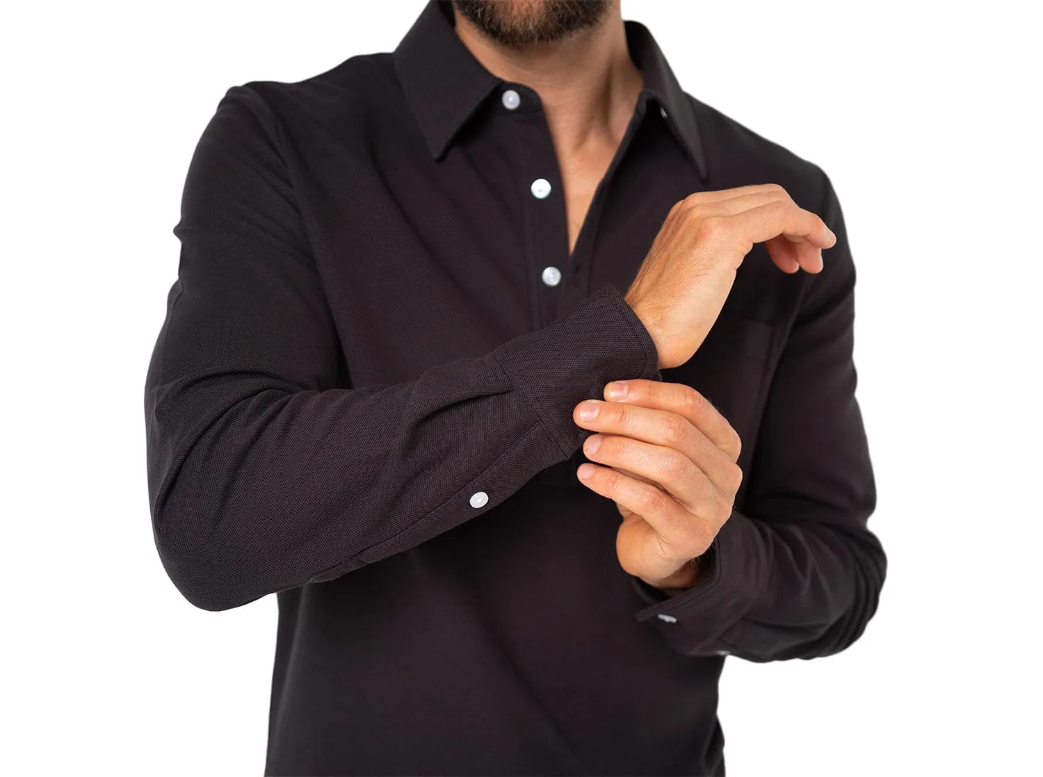 Slim Fit Long Sleeve Players Shirt - Knight Rider