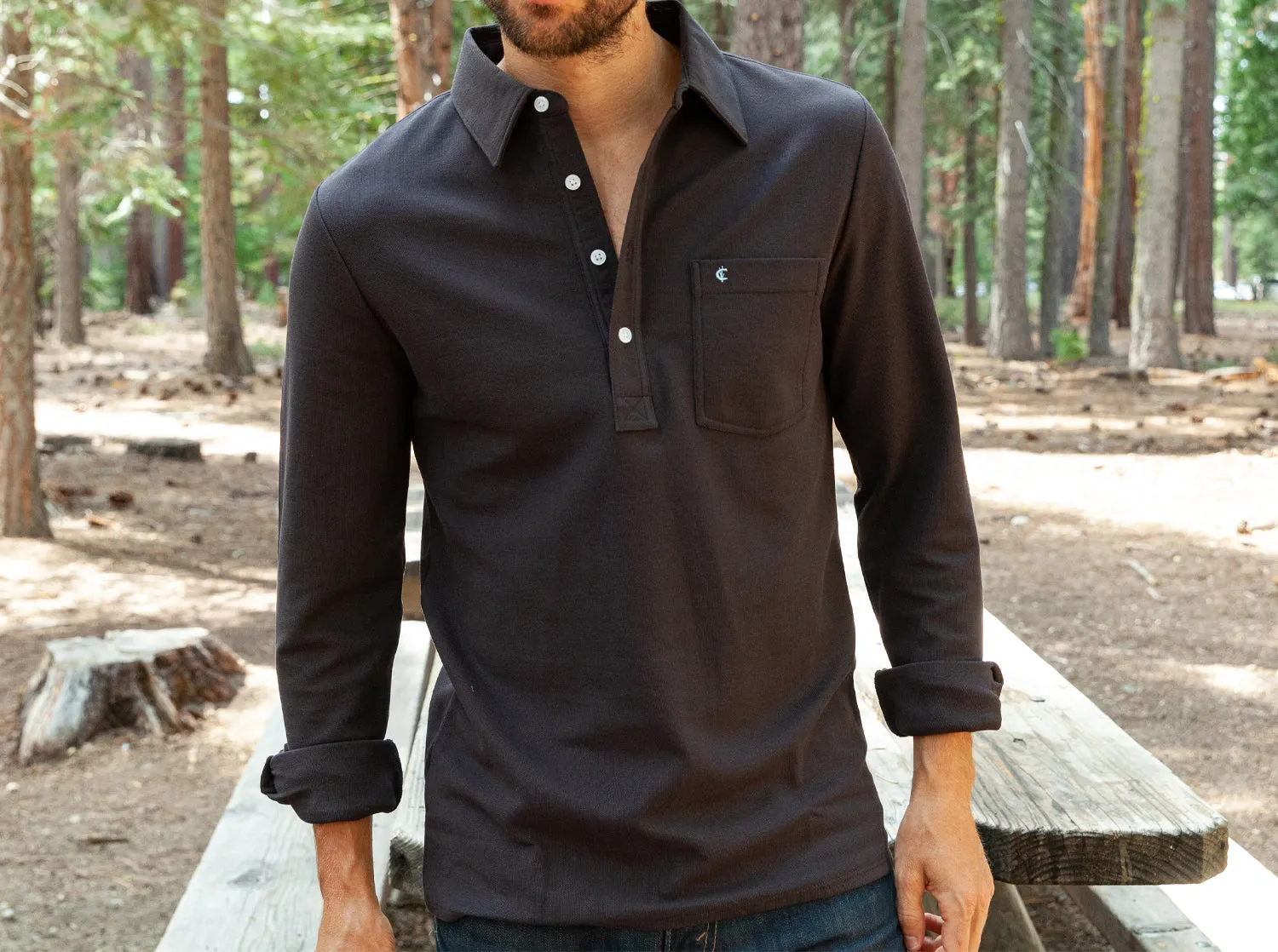 Slim Fit Long Sleeve Players Shirt - Knight Rider