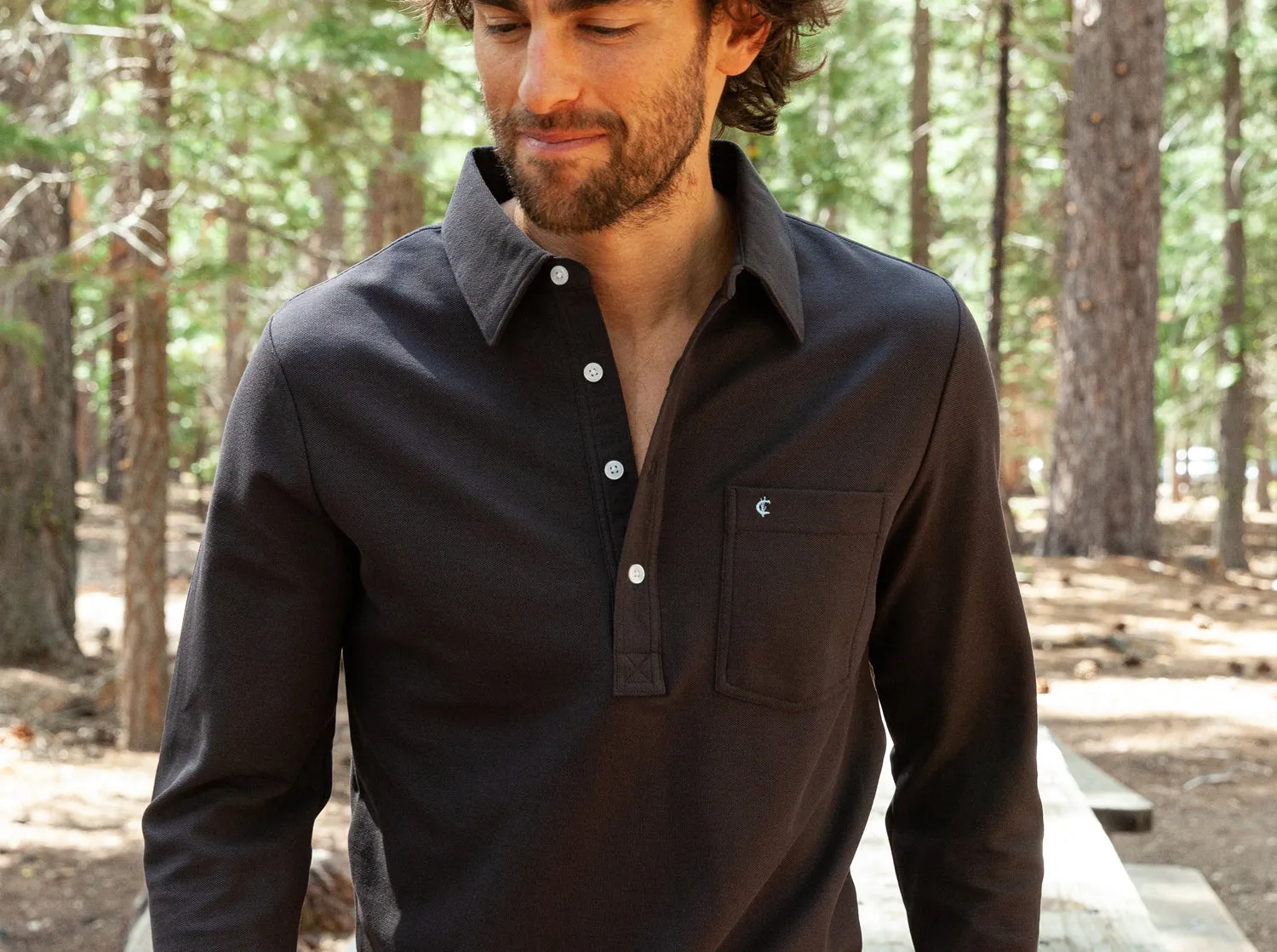 Slim Fit Long Sleeve Players Shirt - Knight Rider