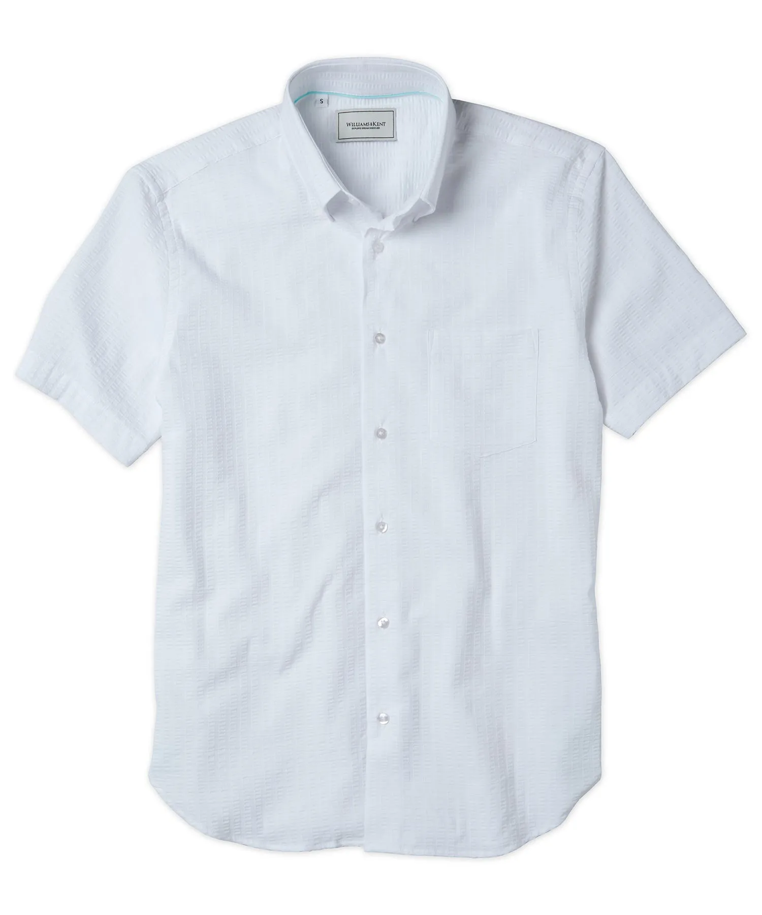 Solid Seersucker Sport Shirt