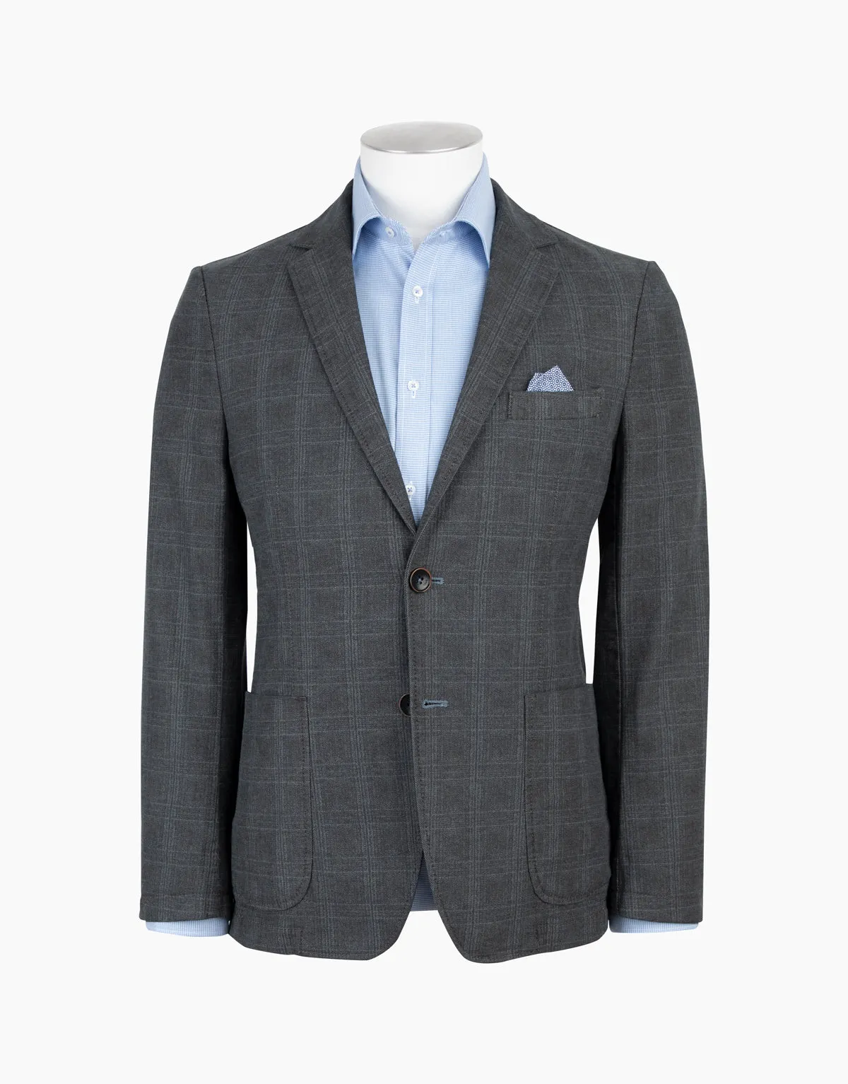 Spectre Charcoal Check Suit