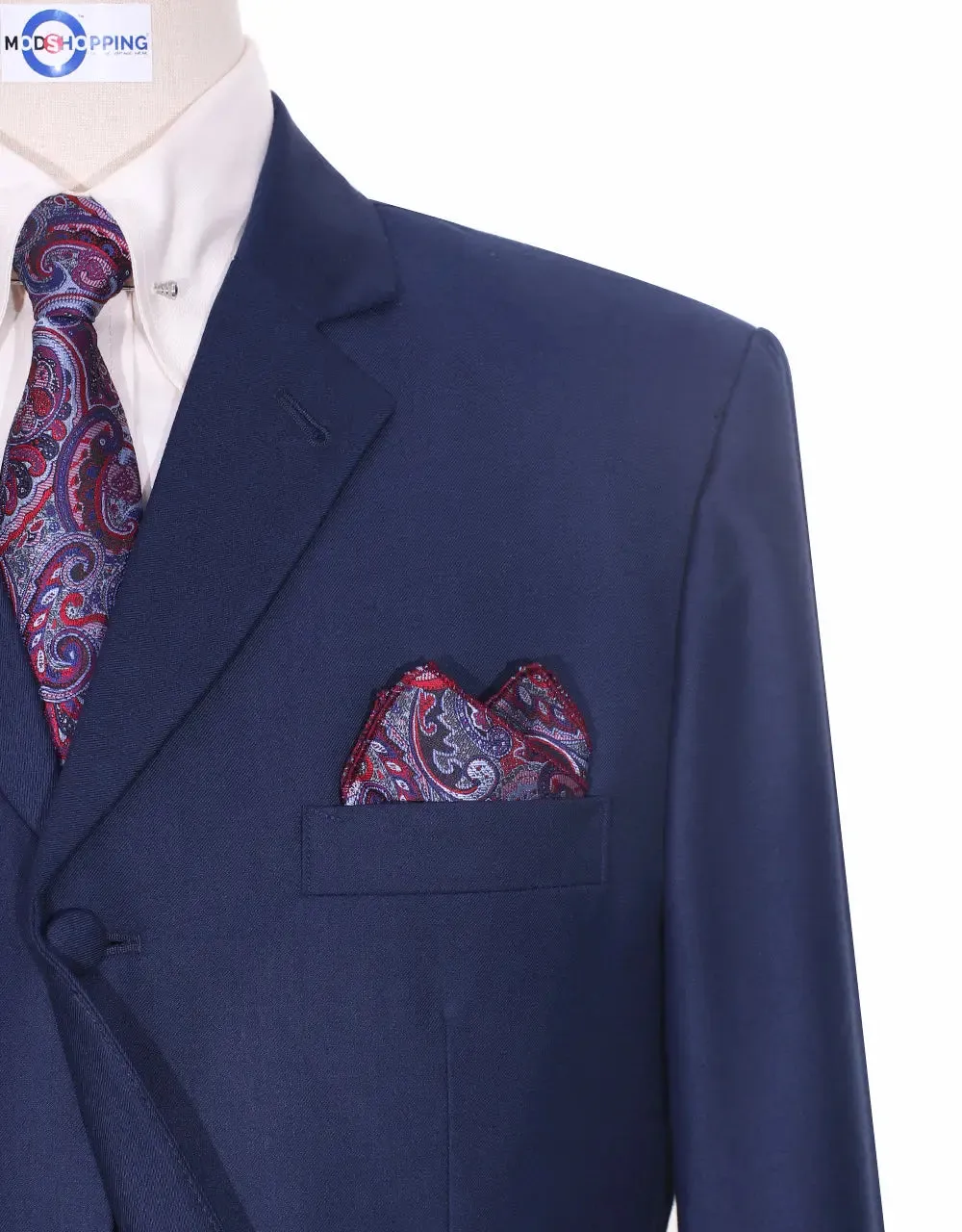 Suit Deals | Buy 1 Navy Blue Suit  Get Free 3 Products