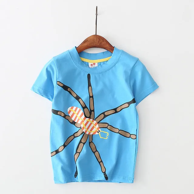 Summer Boys Short Sleeve Cotton T-Shirt Top