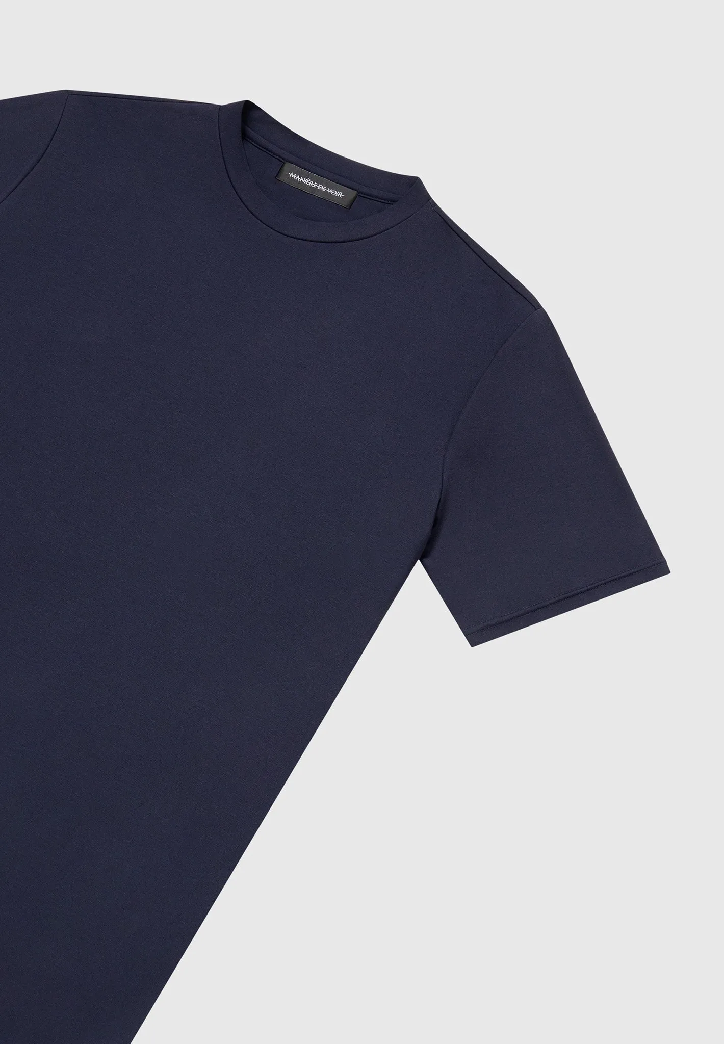 Éternel Fitted Luxe T-Shirt - Navy