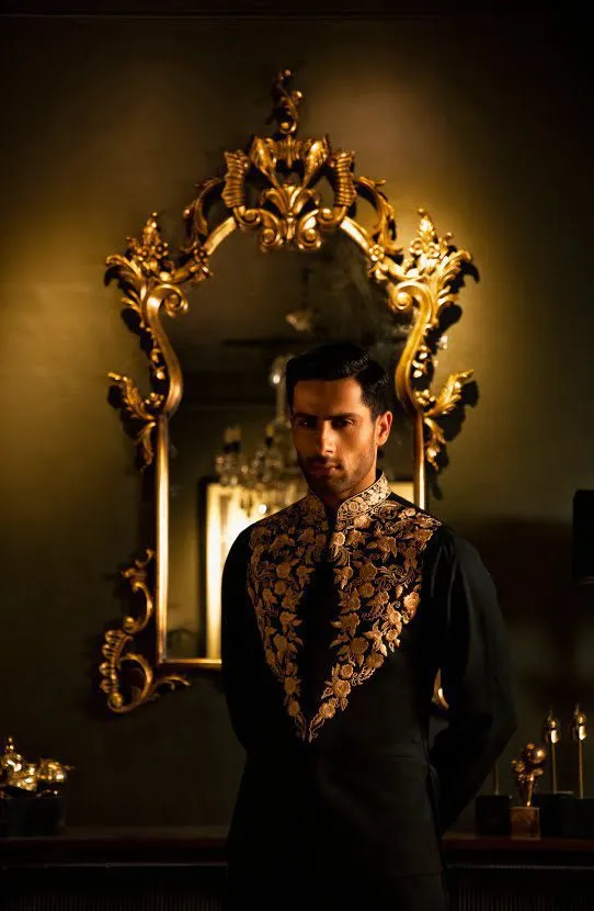 Traditional Waistcoat Paired with a Kurta and Straight Pants