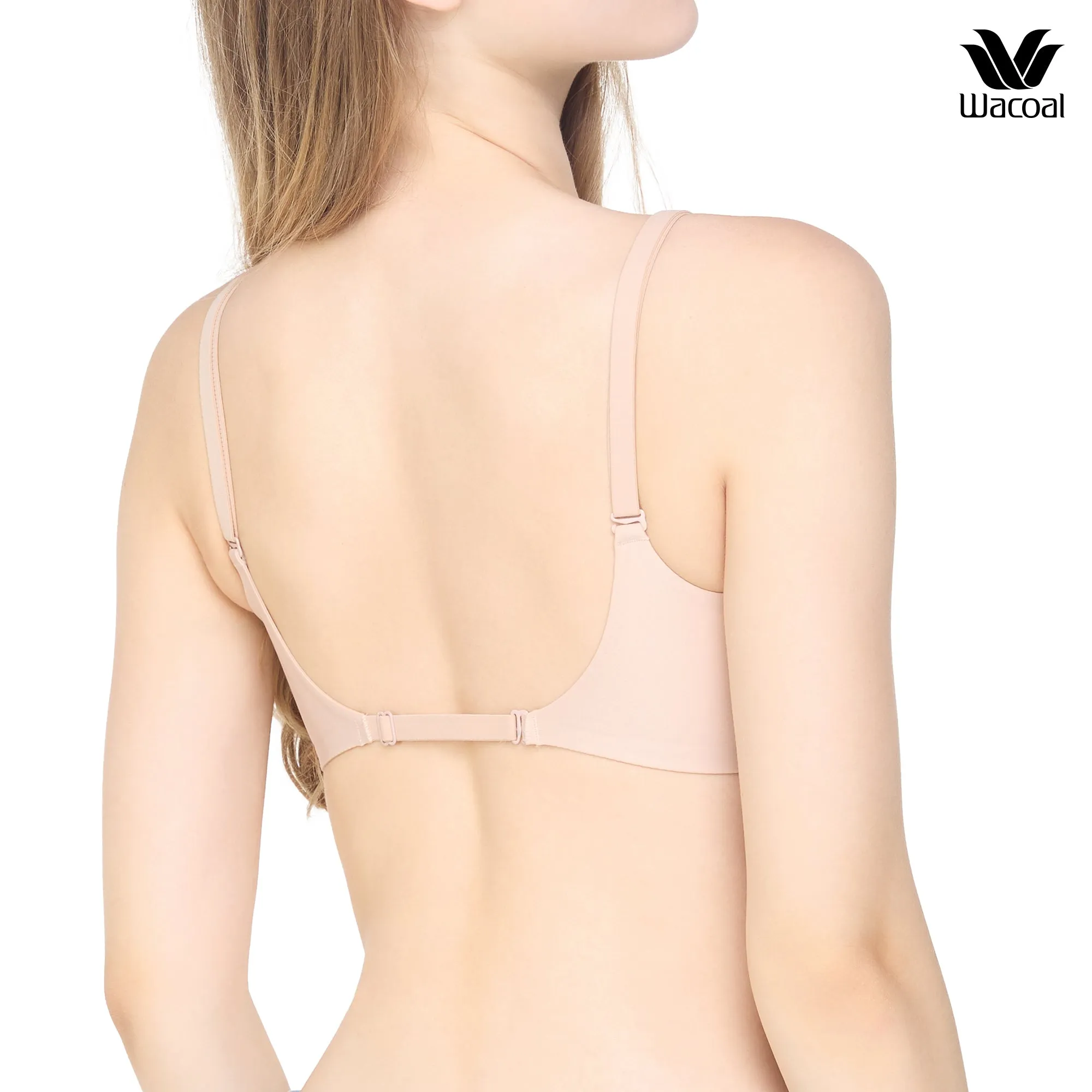 Wacoal Go Girls Smart Size Low Back Bra บราไร้โครงวาโก้ แพ็ค 2 ชิ้น รุ่น WB3Y40/WB3240 (คละสี)