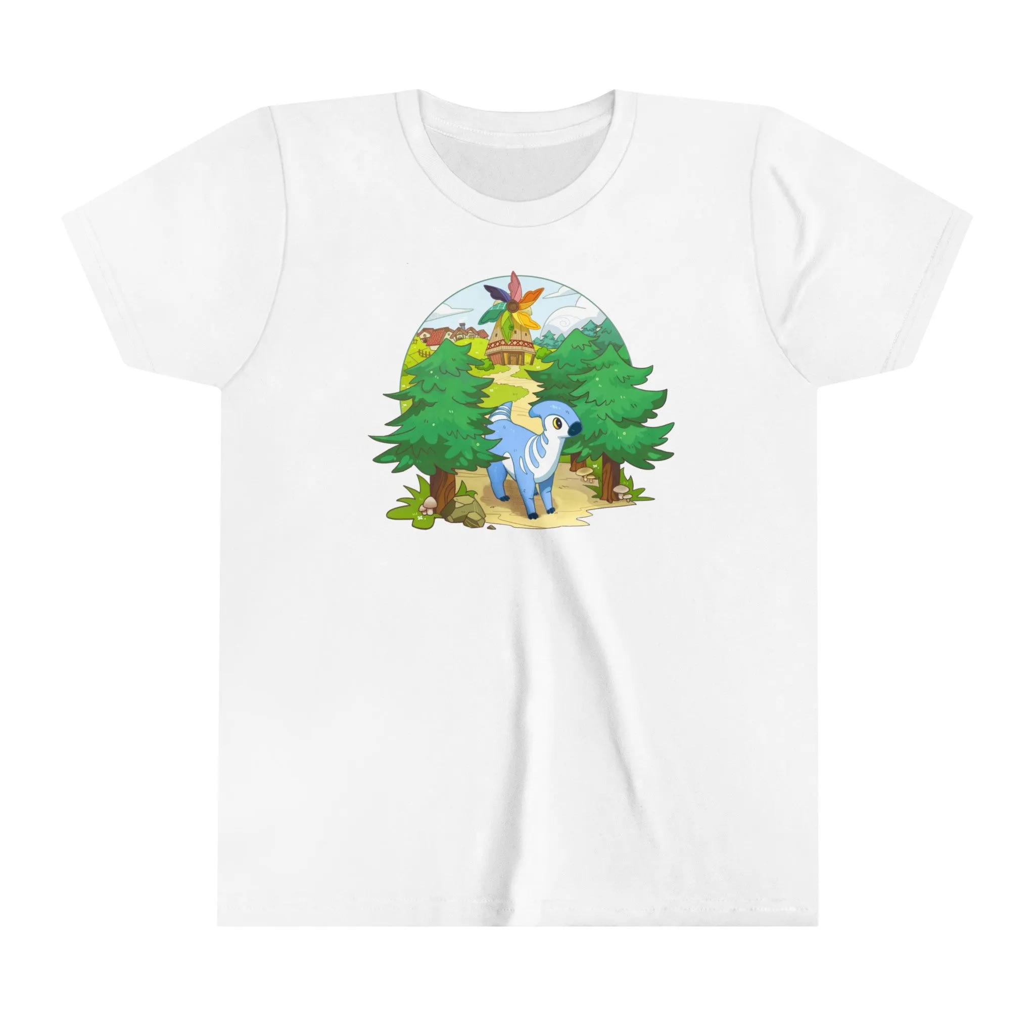 Youth Short Sleeve T-Shirt - Walk by the Windmill