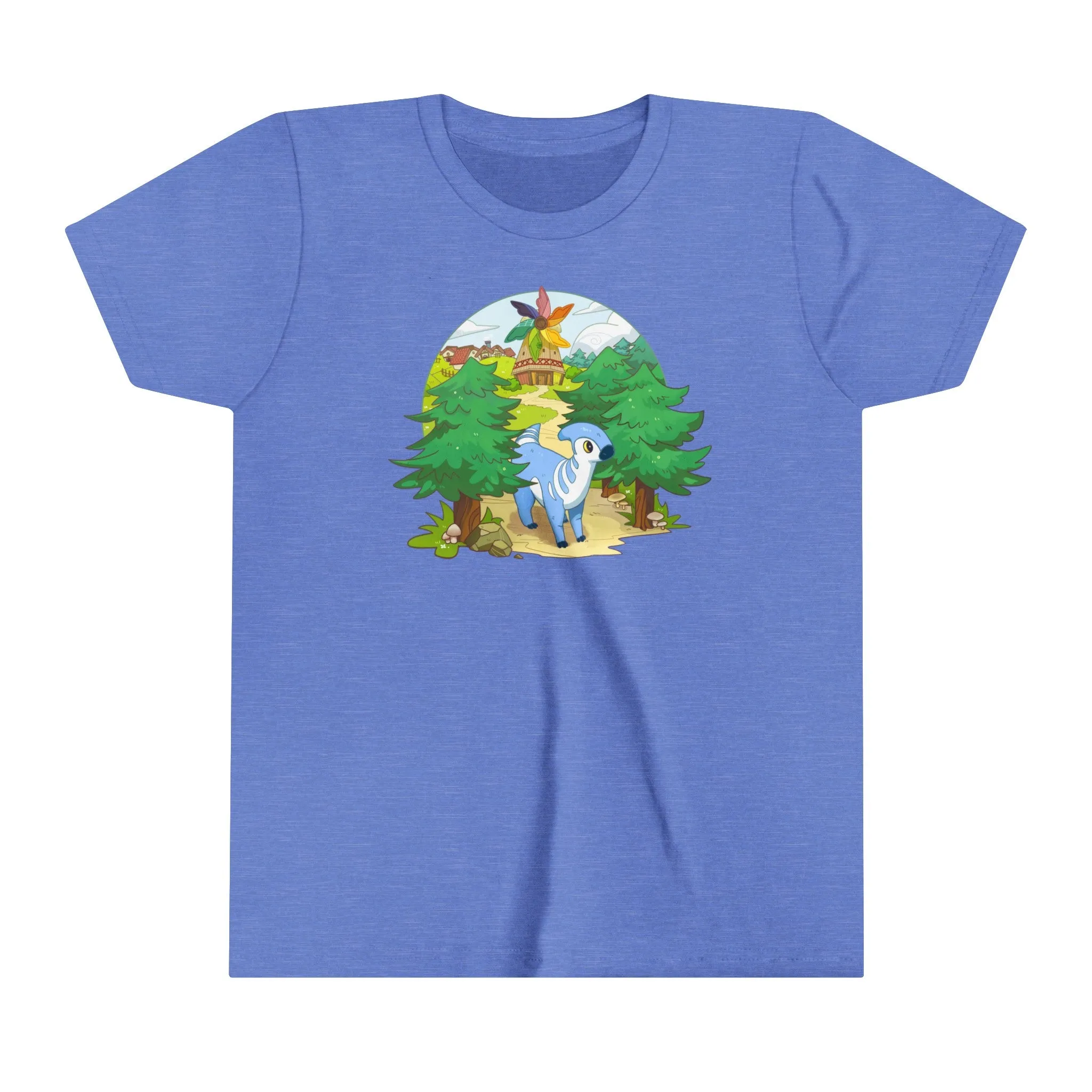 Youth Short Sleeve T-Shirt - Walk by the Windmill